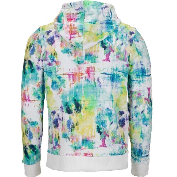 FILA Tie Breaker Tie Dye Pullover Hoodie Size XL - Picture 2 of 12